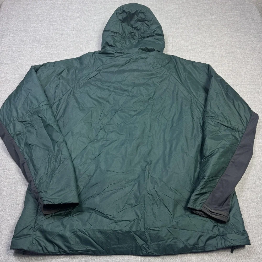 REI Co-Op Primaloft Jacket Mens XL Green Puffer Hooded Insulated Full Zip